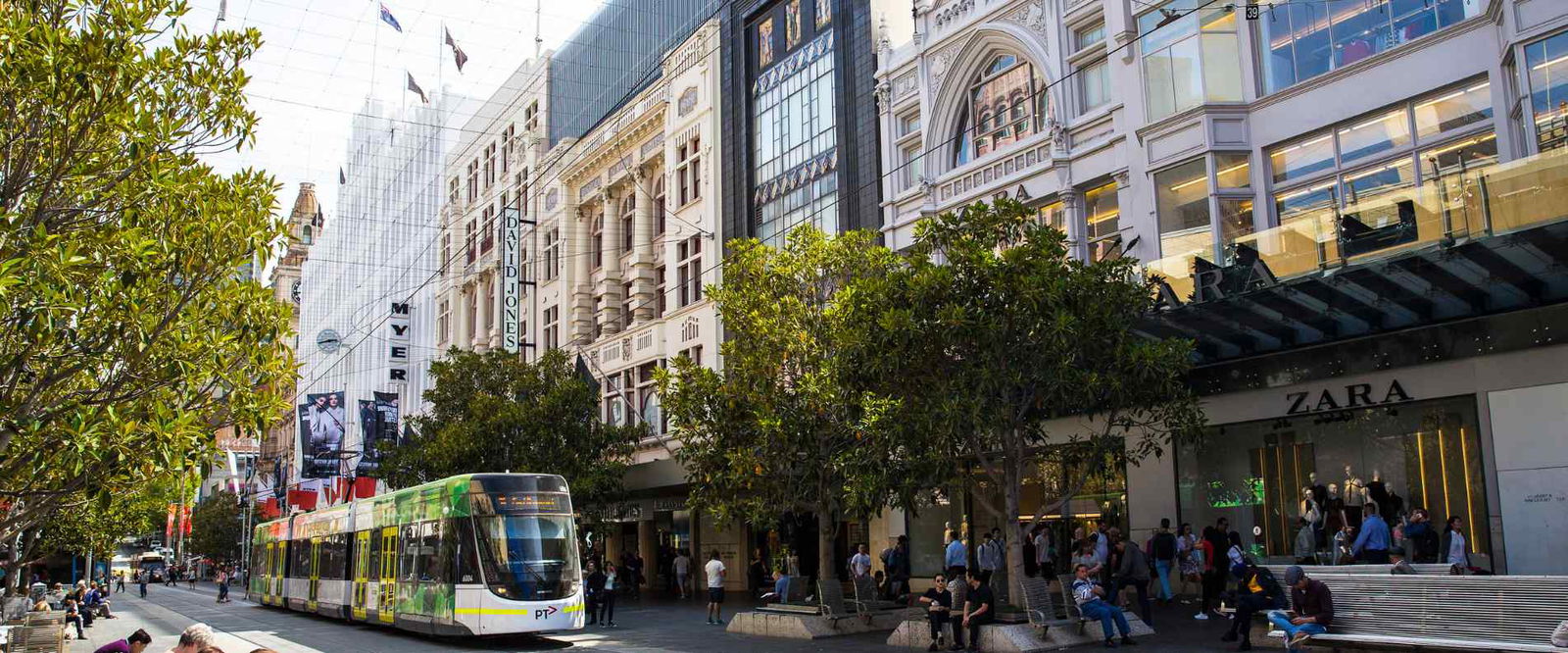 Mengenal Pusat Belanja Bourke Street Mall di Melbourne